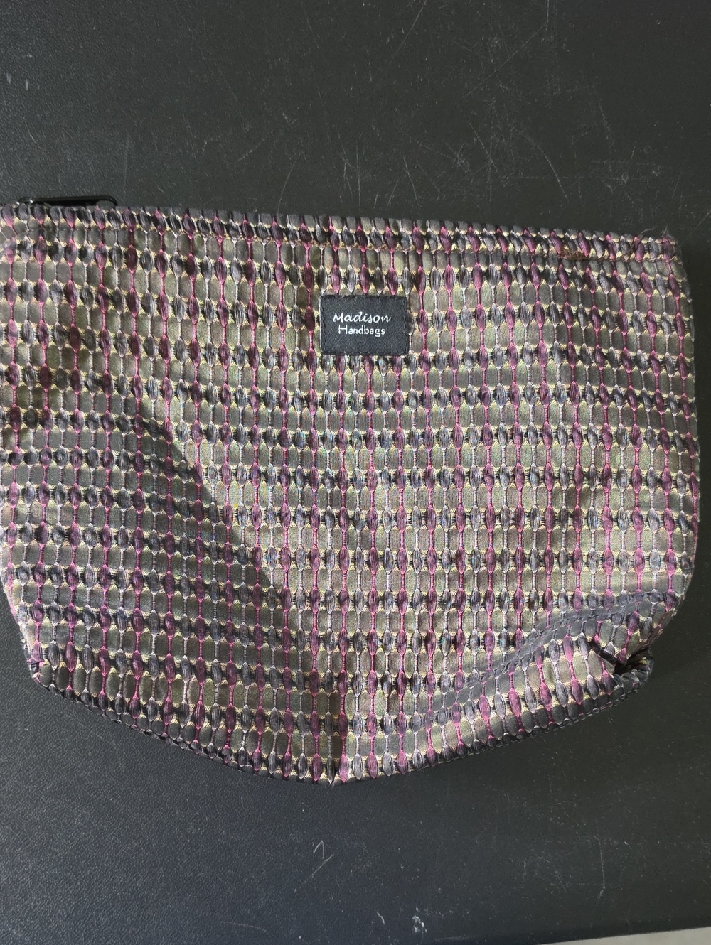 Women's Toiletry Bag in Purple and Gray
